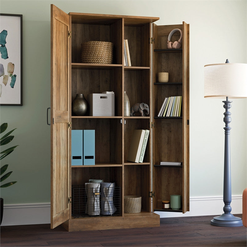 Sauder Miscellaneous Storage Engineered Wood Storage Cabinet in Rural Pine