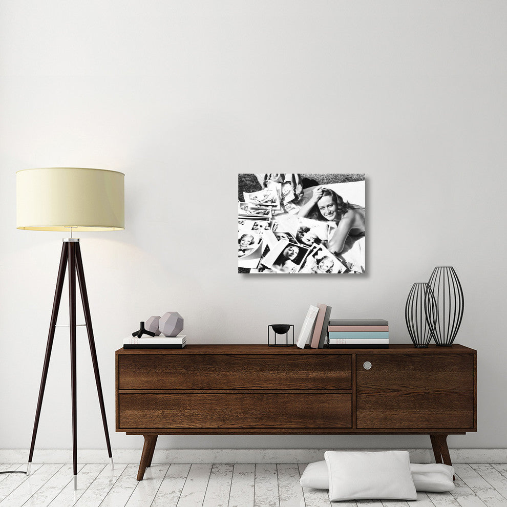 "Joan Crawford" Stretched Canvas Giclee by Hollywood Photo Archive, 30"x24"