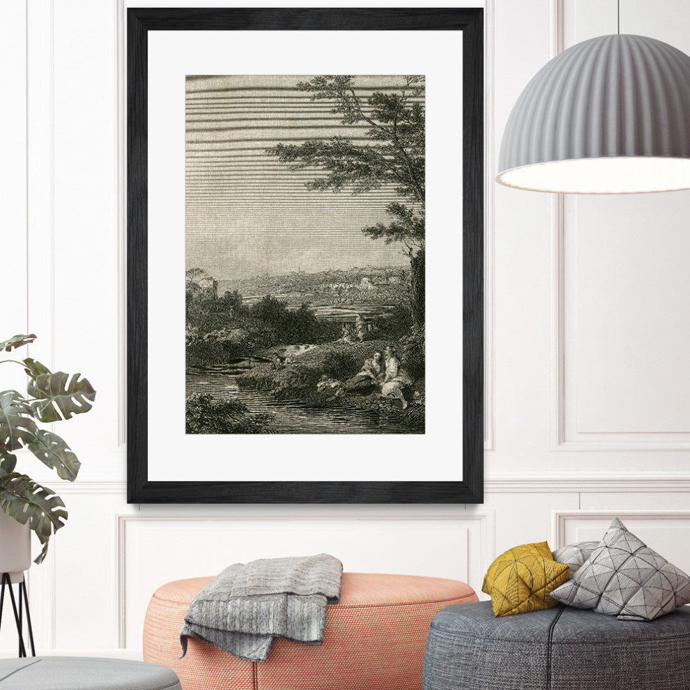 "The Waterfall" Matted and Framed, 52" X 36"