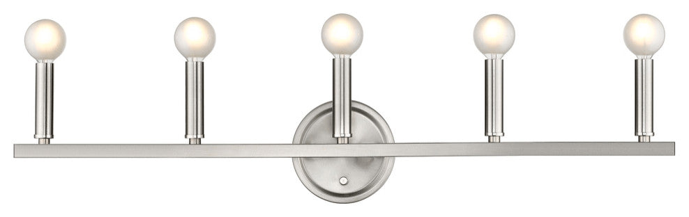 Sawyer 5-Light Satin Nickel Vanity