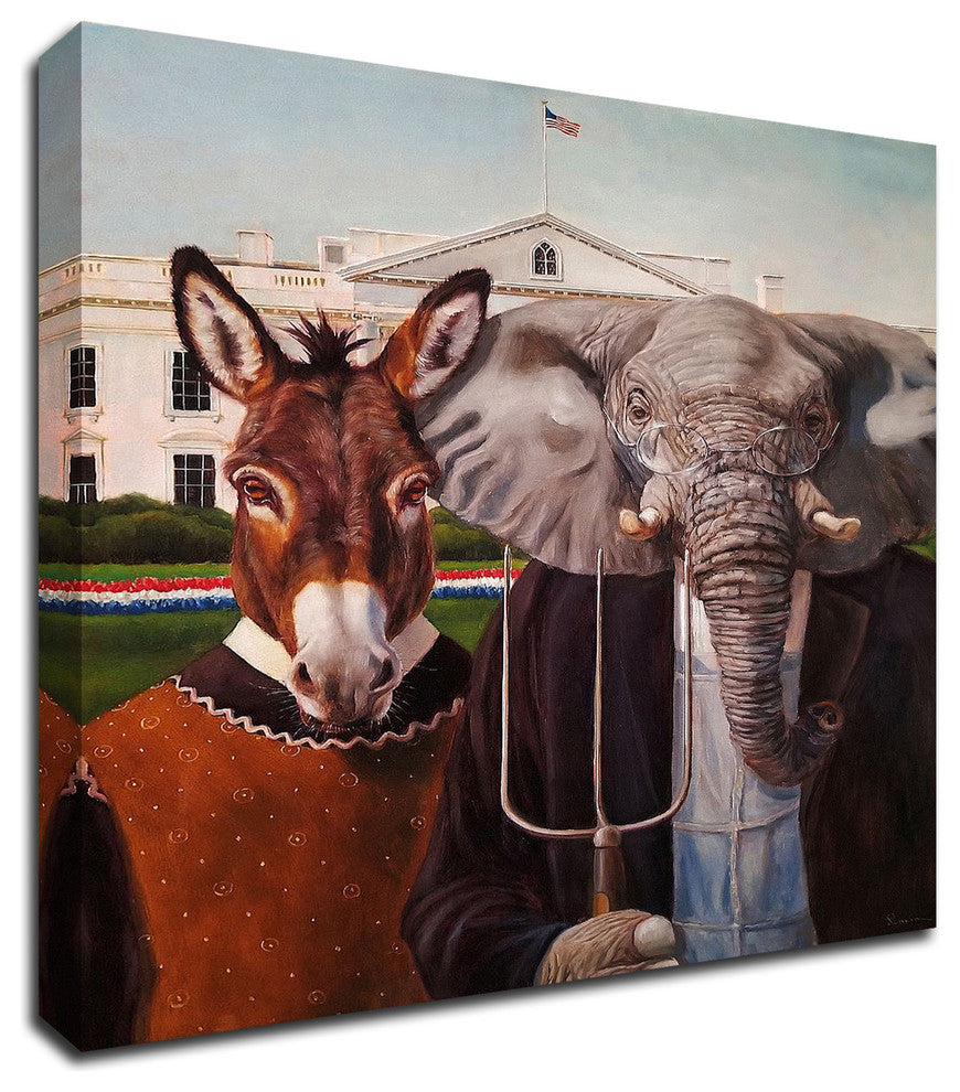 Washington Gothic by Lucia Heffernan, Print on Canvas, Ready to Hang