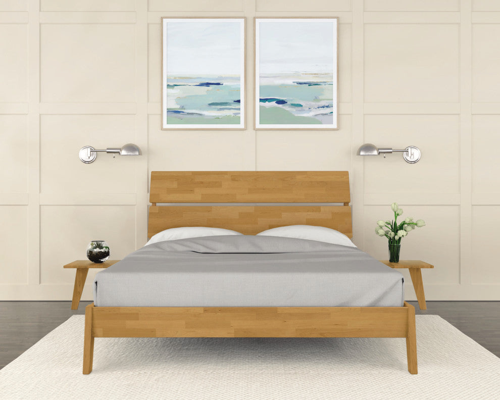 Linn Bed, Natural Cherry, King