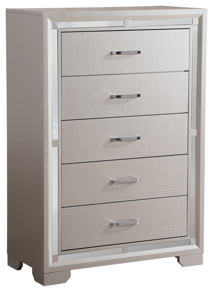Alana Chest, Silver Champagne