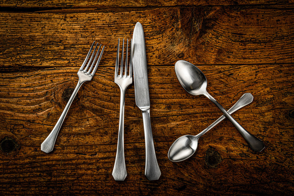 Moretto Flatware Set, Ice, 5 Pcs.