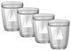 Kraftware Double Wall Short Glasses, Sailboat, 14 oz, Set of 4