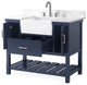 42" Kendia Navy Blue Farmhouse Sink Bathroom Vanity FW-7042-NB42