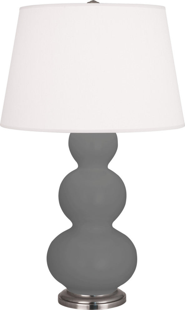 Robert Abbey RA-MCR42 1-Light Table Lamp, Triple Gourd
