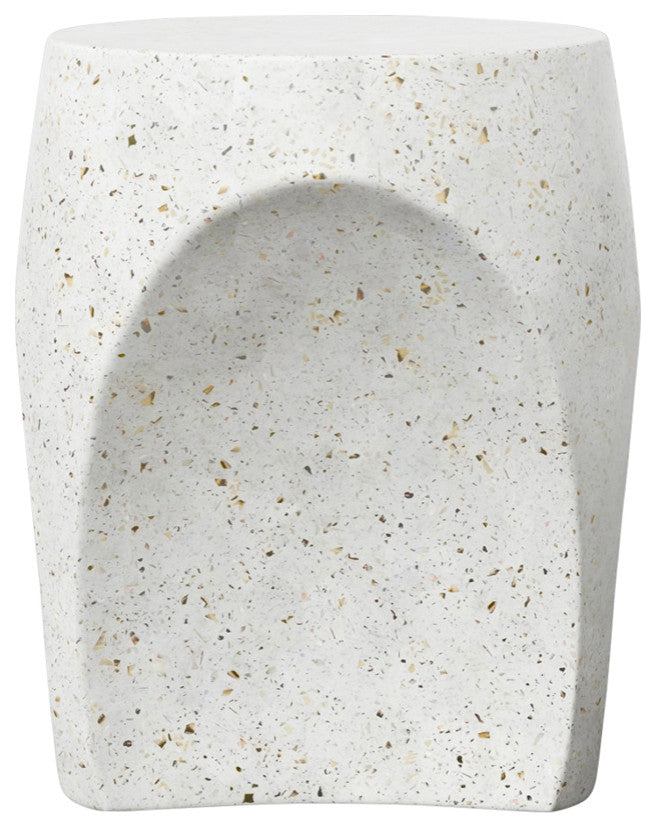 Mixx, Thalia Stool, Ivory Terrazzo
