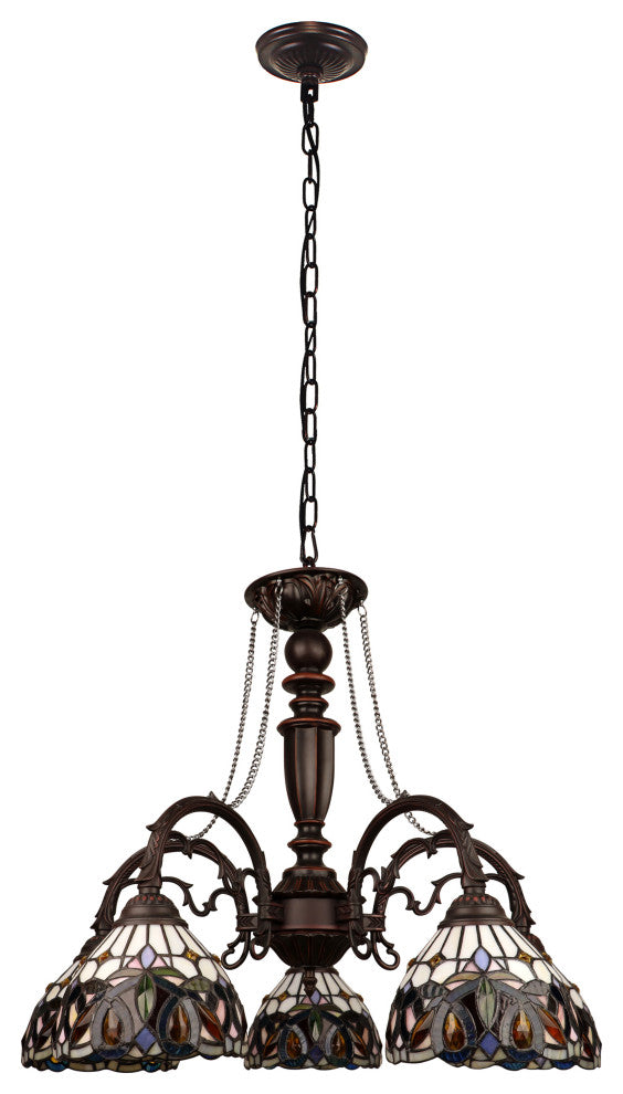 Serenity Victorian-Style 5-Light Large Chandelier 27" Wide