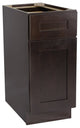 Modern Base Storage Cabinet, Framed Door & Spacious Upper Drawer, Espresso