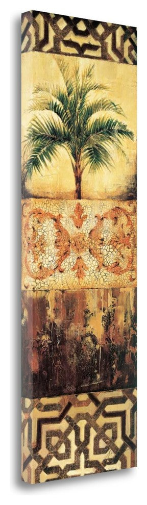 "Palm Manuscripts I" By Liz Jardine, Giclee Print on Gallery Wrap Canvas