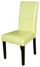 Villa Faux Leather Wax Green Dining Chairs, Set of 2
