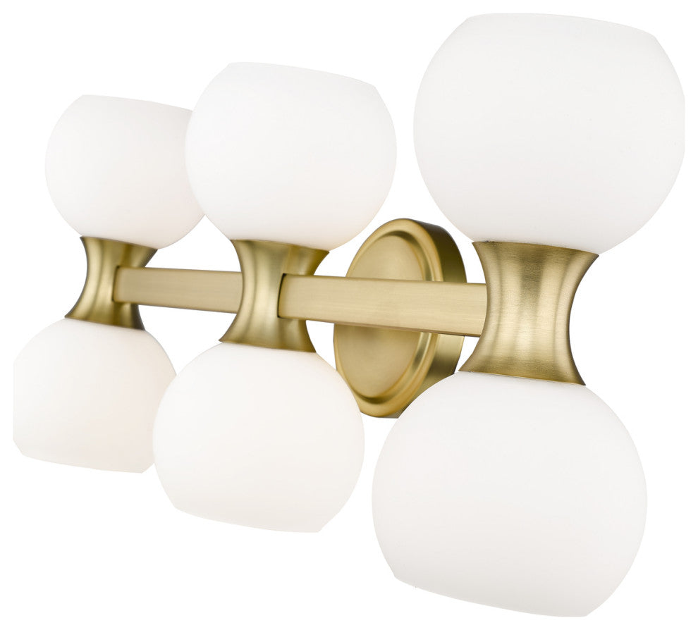 Z-LITE 6-Light Vanity, Modern Gold