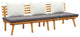 Vidaxl Day Bed 78.7"x25.6" Solid Acacia Wood