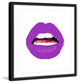 Marmont Hill, "Lips Colors Purple" by Amanda Greenwood Framed Painting, 12x12