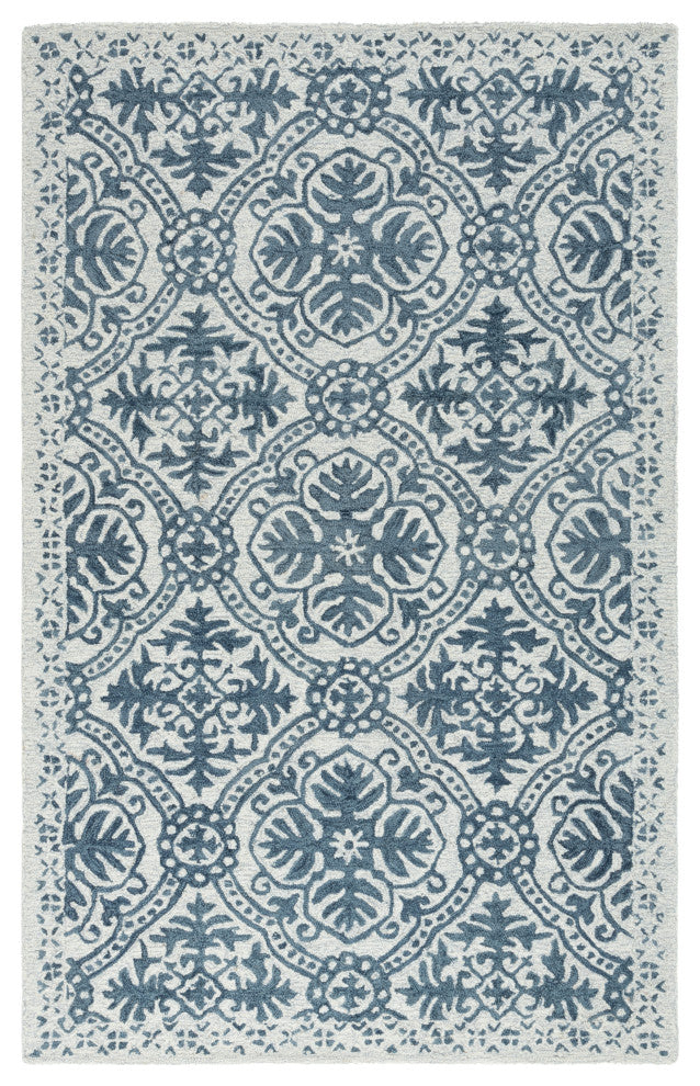 Lauren Ralph Lauren Nina LRL6606 Rug, Navy/Ivory, 2'x5'