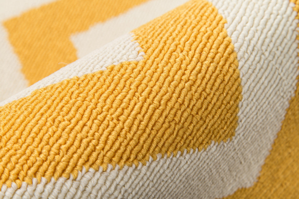 Baja Rug, Yellow, 5'3"x7'6"
