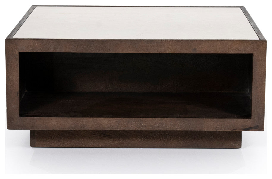 Mango Wood Box Coffee Table, Eleonora Hazel, Medium