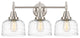 Innovations 447-3W-SN-G713 3-Light Bath Vanity Light, Satin Nickel