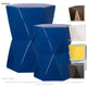 Blue Matrix Hexagon Garden Stool