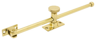 Window Stay, Polished Brass