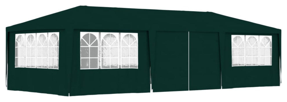 vidaXL Professional Party Tent with Side Walls 13.1'x29.5' Green 0.3 oz/ft?