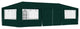 vidaXL Professional Party Tent with Side Walls 13.1'x29.5' Green 0.3 oz/ft?