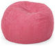 Spring 3 Foot Corduroy Beanbag, Pink Rose
