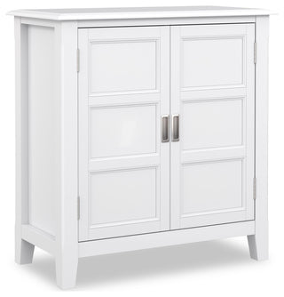 Full cabinet visible on white background, doors closed