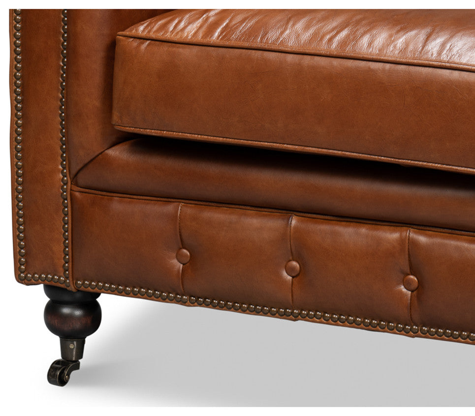 Vintage Style Classic Chesterfield Sofa