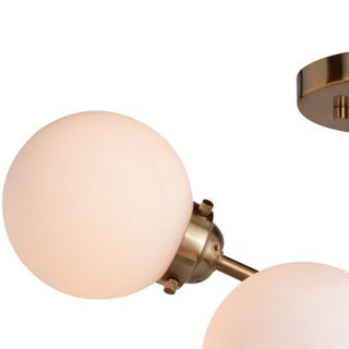Orbit 25-in. Semi Flush Ceiling Light Muted Brass