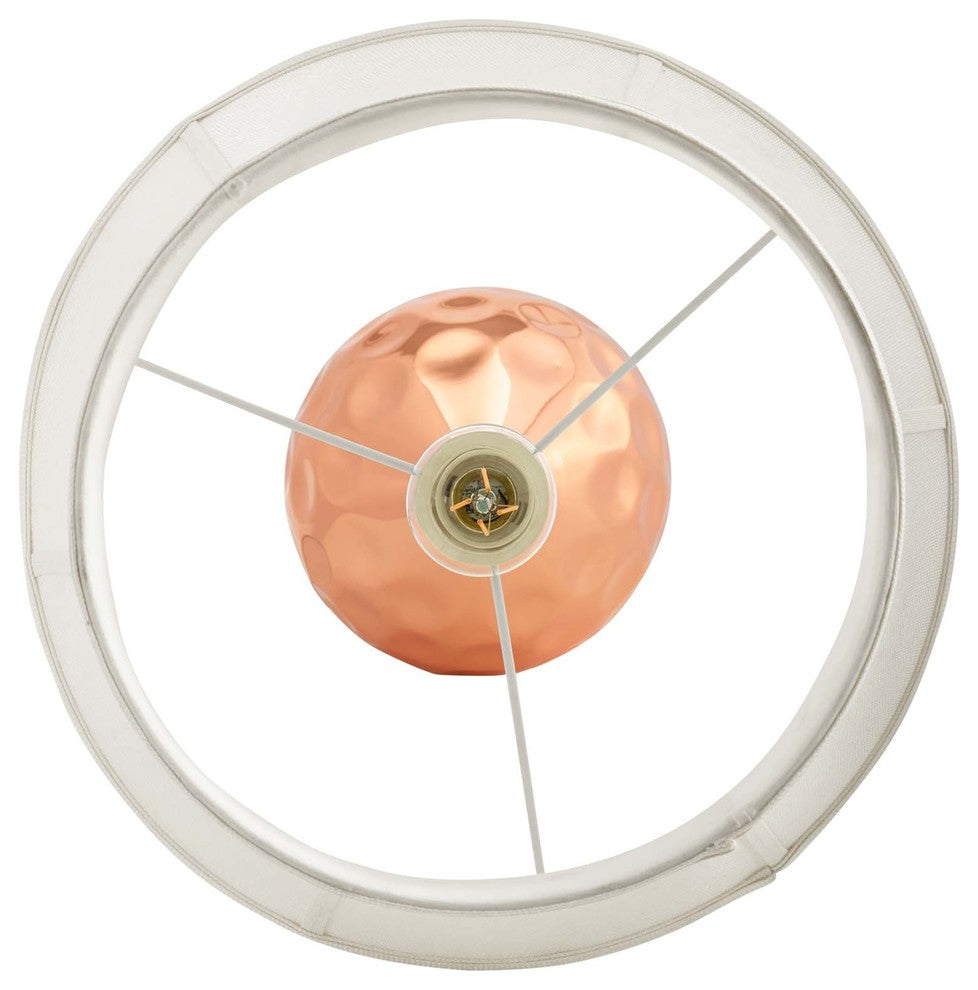 Dimple Rose Gold Table Lamp