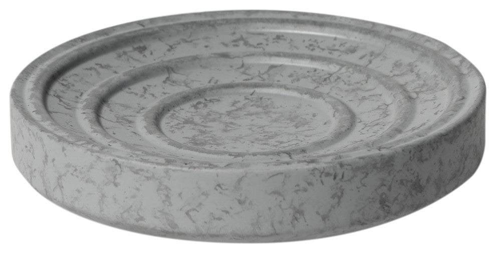 ALFI brand ABCO1001 5 Piece Solid Concrete Gray Matte Bathroom Accessory Set
