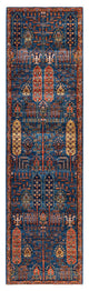 Serapi One-of-a-Kind Hand-Knotted Area Rug Blue, 2'9" x 9'10"