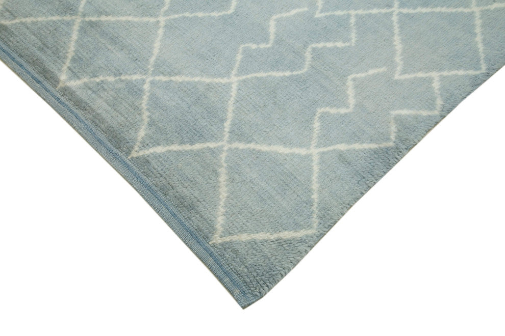Rug N Carpet - Handmade Decorative 7' 9'' x 9' 7'' Moroccan Area Rug