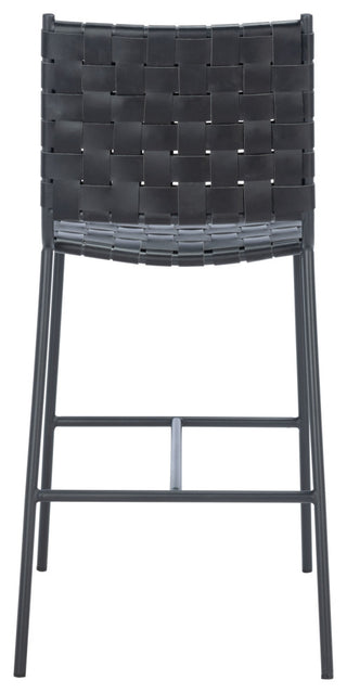 Safavieh Olenna Woven Counter Stool, Black