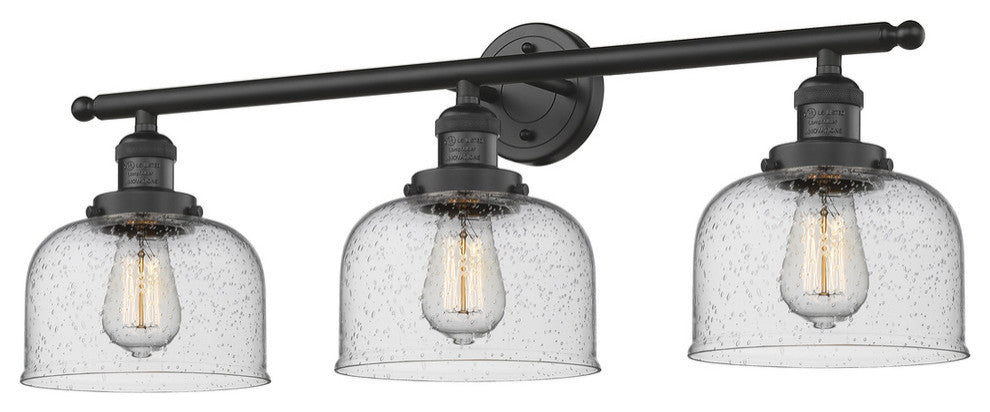 Innovations Lighting 205-Bk-G74-Led 3 Light Dimmable Led Bathroom Fixture