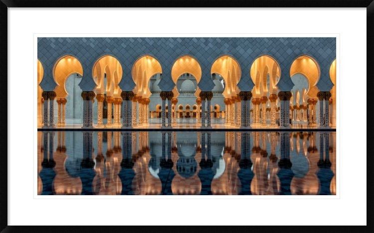 "Reflections" Framed Digital Print by Stefan Schilbe, 38x23"