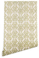 Deny Designs Schatzi Brown Justina Criss Cross Tan Wallpaper, Tan, 2'x10'