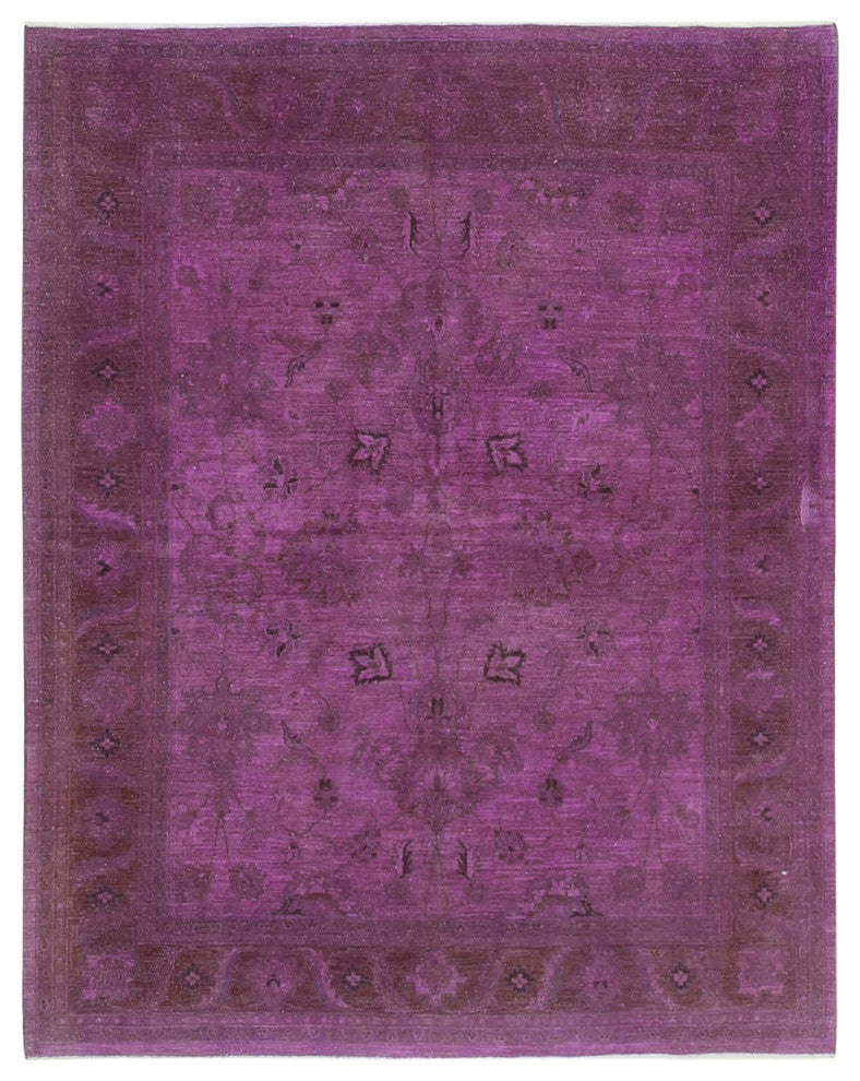 Rug N Carpet - Handwoven Oriental 8' 0" x 6' 4" Wool Oushak Area Rug