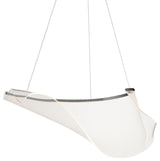 ET2 E24881-133 Rinkle 22"W LED Abstract Chandelier - Brushed Gunmetal