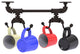 Pipeline Under Cabinet 4 Coffee Mug Rack, Oil Rubbed Bronze