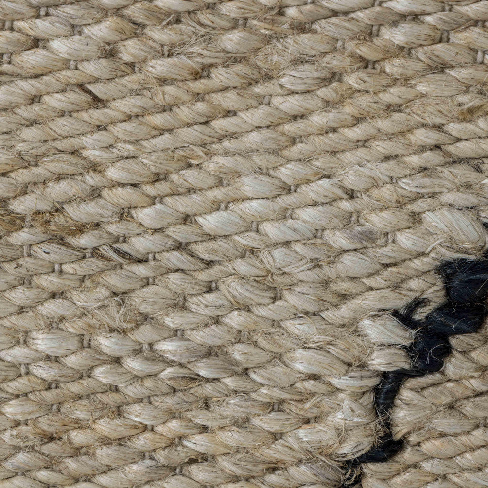 Crosshatch Natural 5'x8' Area Rug