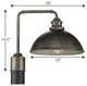 Englewood Collection 1-Light Post Lantern, Antique Pewter