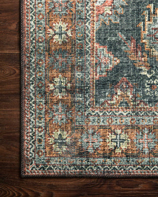 Printed Sea / Rust Skye Area Rug by Loloi II, Sea/Rust, 5'x7'6"