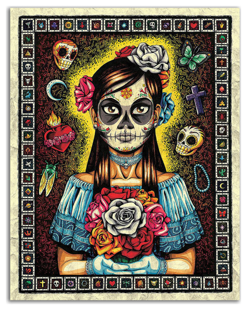 "Muerta" by Nicholas Ivins, Print on Canvas, 22"x28"