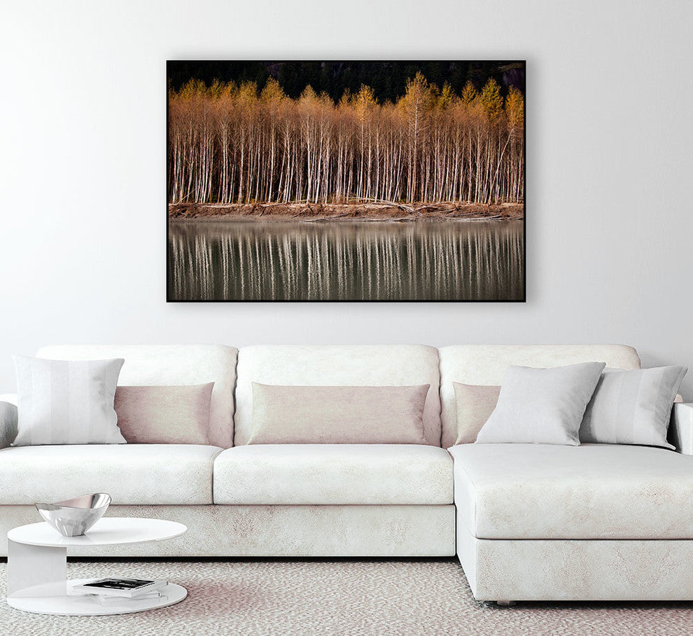 "Golden Visions" Art block Framed Canvas, 14"x11"
