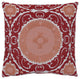 Red Machine Woven Weston Throw Pillow, 20" x 20"