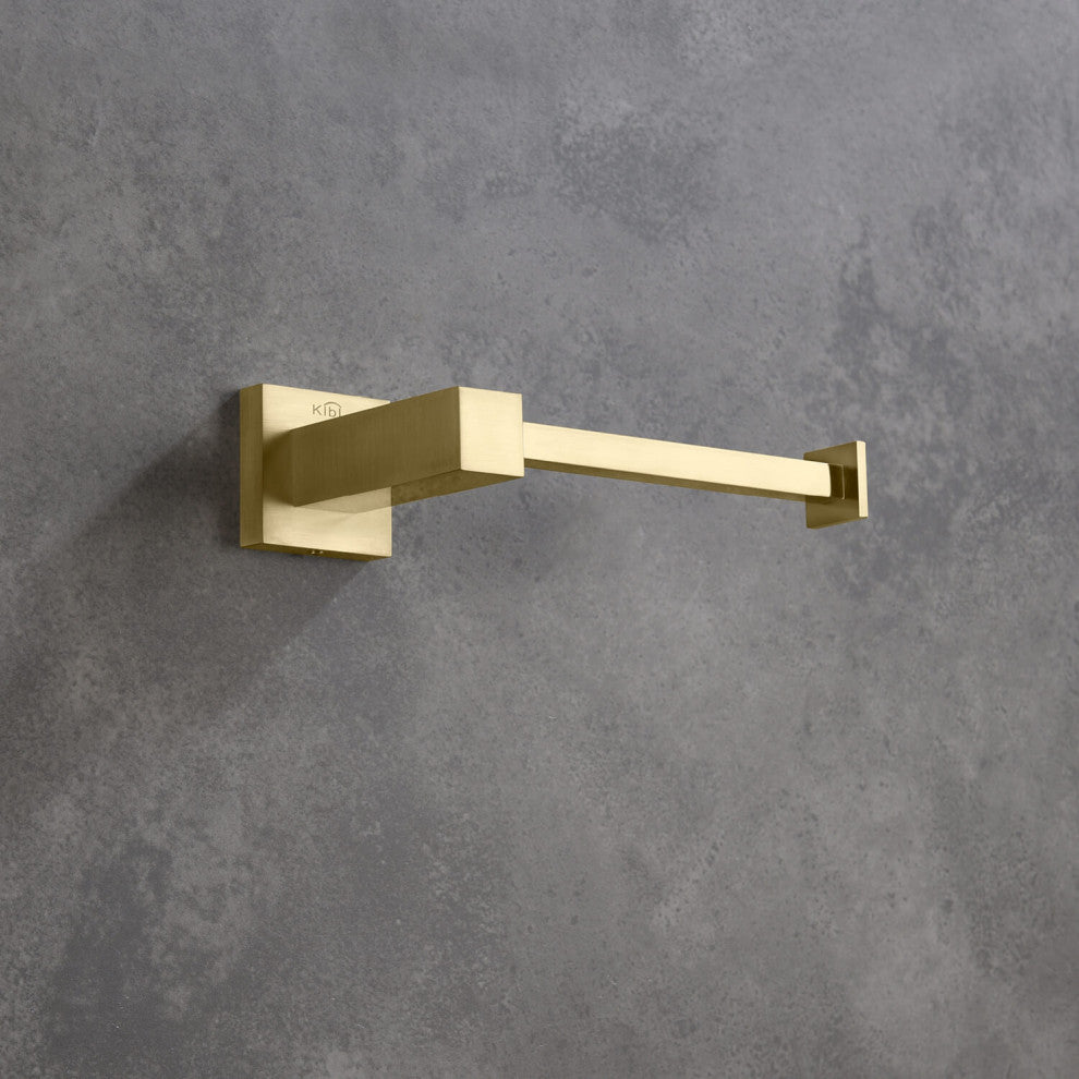 Cube Bathroom Tissue Holder KBA1502, Brush Gold