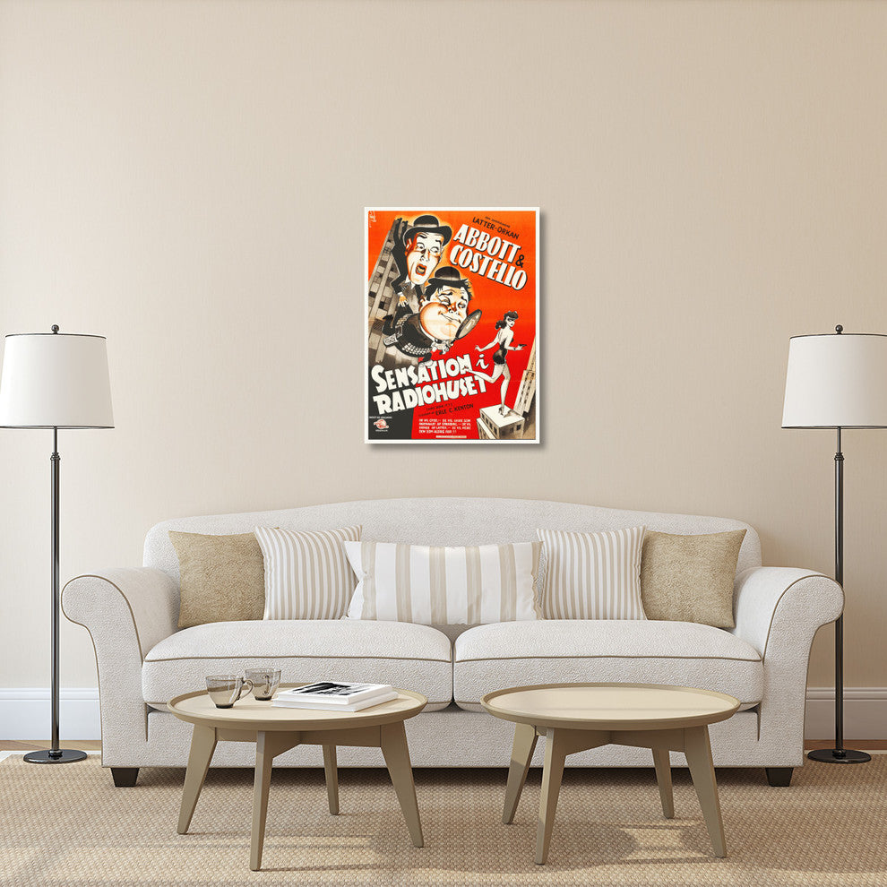 Abbott and Costello, Swedish, Who Done It, 30x40